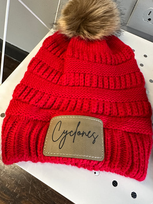 Cyclones Pom Beanie