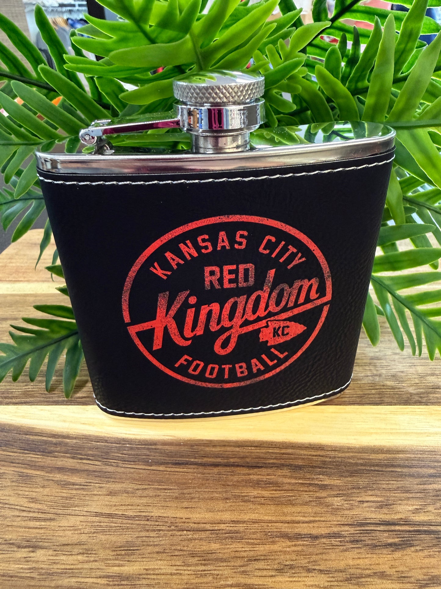 Kansas City Red Kingdom Flask