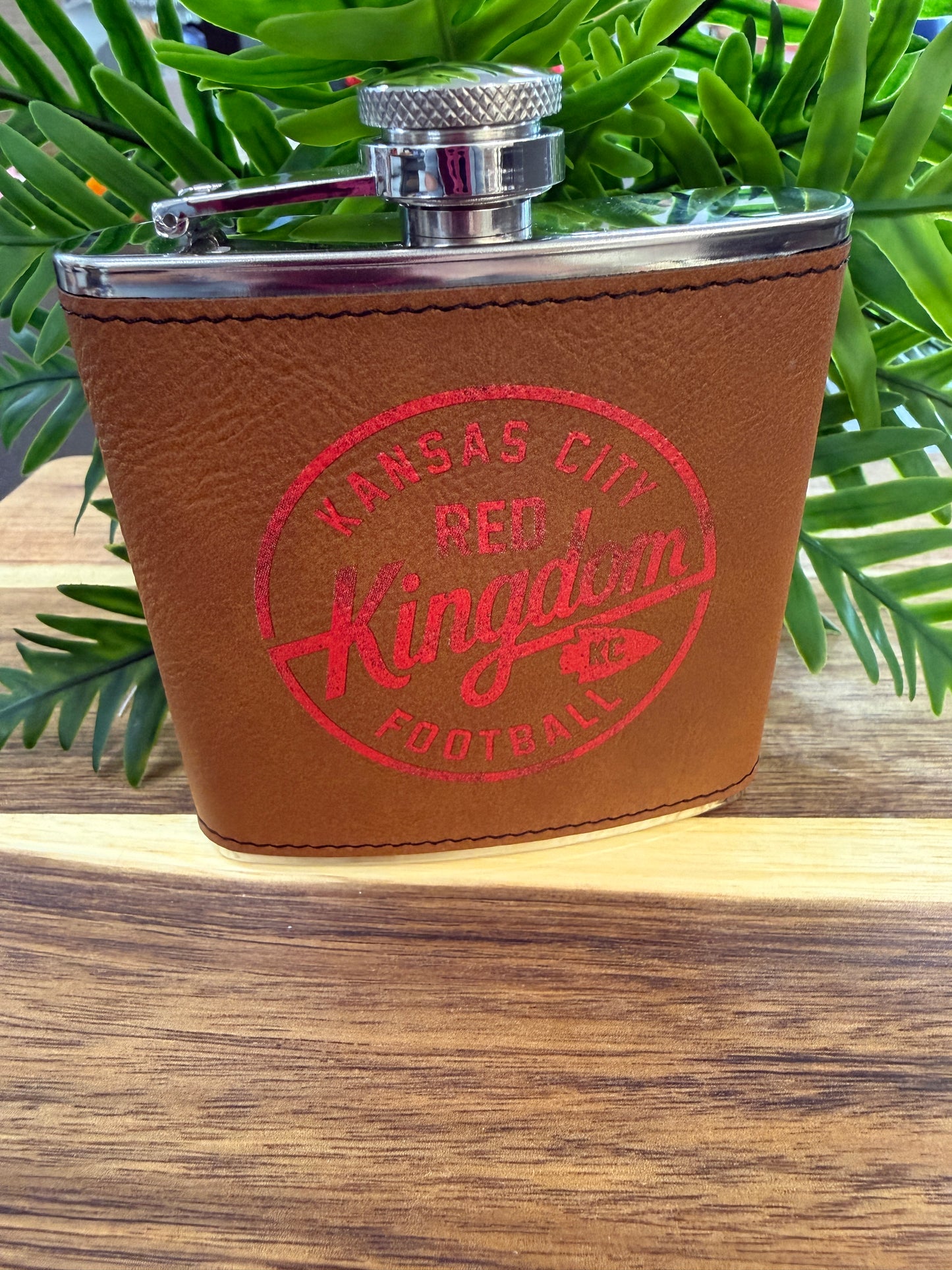 Kansas City Red Kingdom Flask
