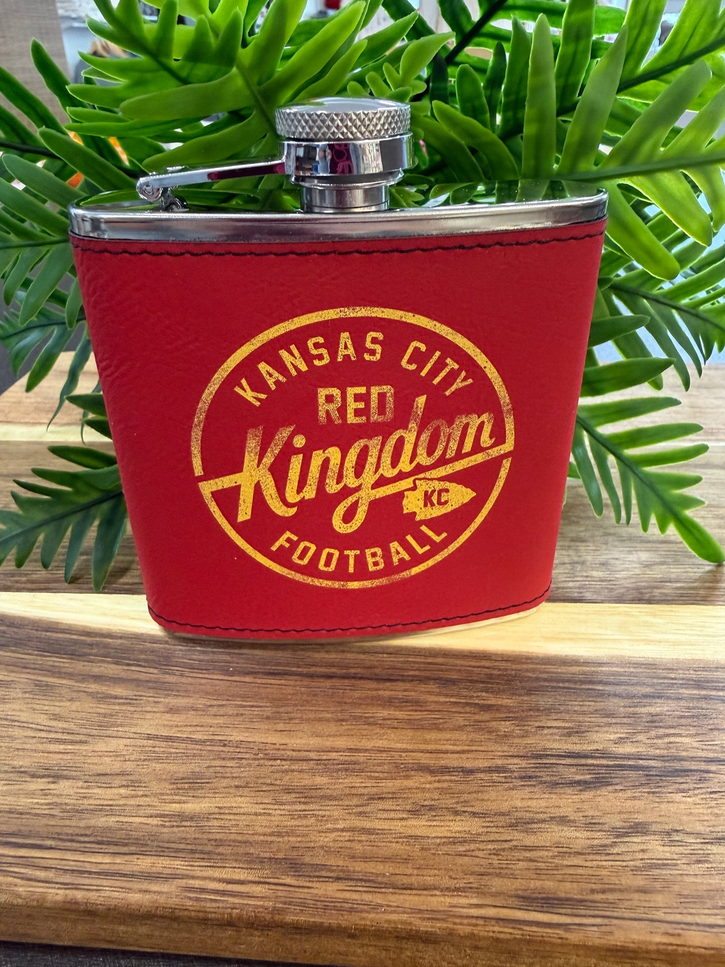 Kansas City Red Kingdom Flask