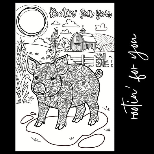 Pig Coloring Page