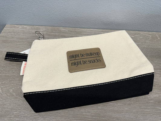 Might Be Makeup / Might Be Snacks Cosmetic Bag