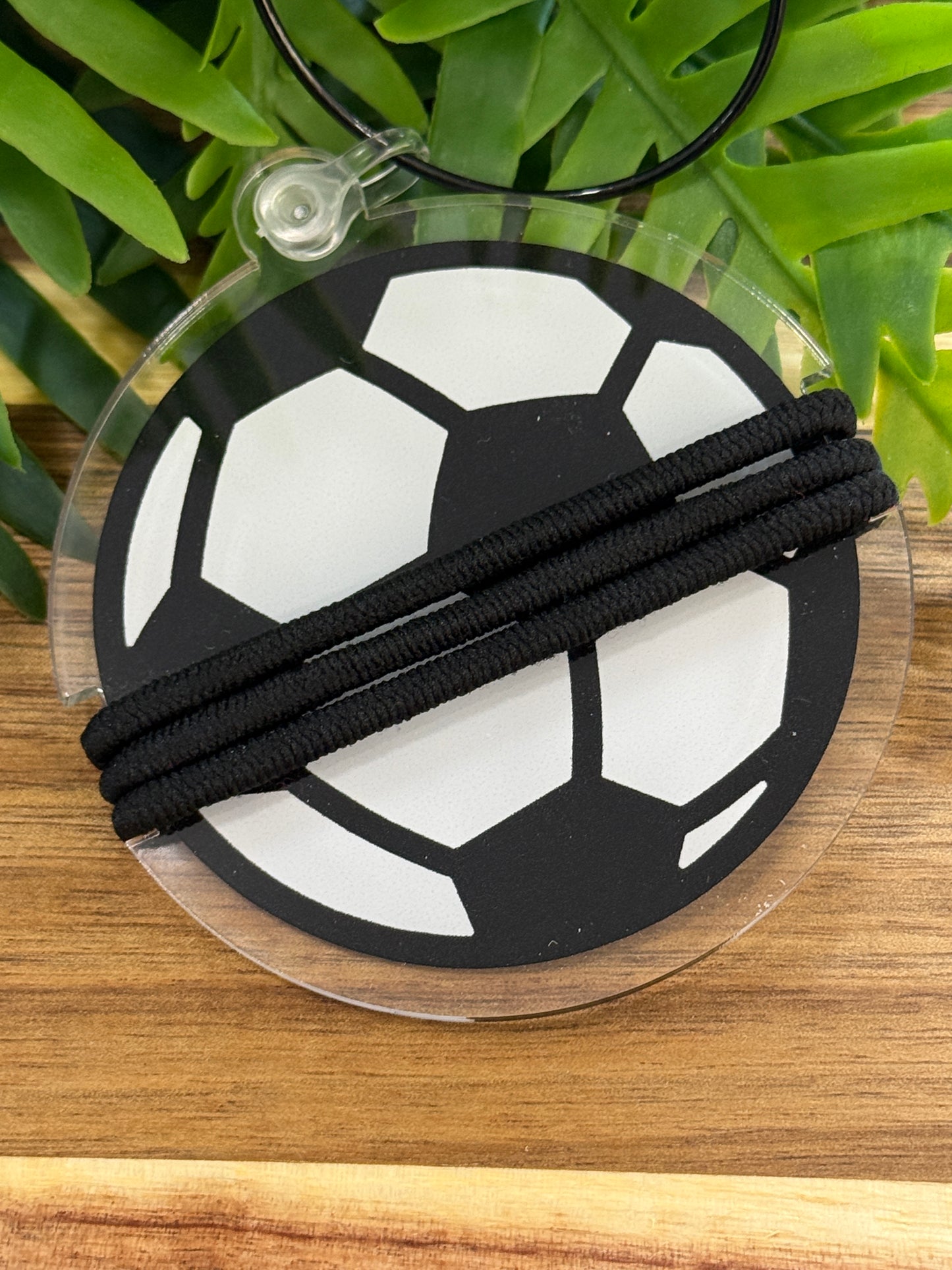 Sports Ponytail Holder Keychains (Volleyball, Softball, Soccer, Basketball)