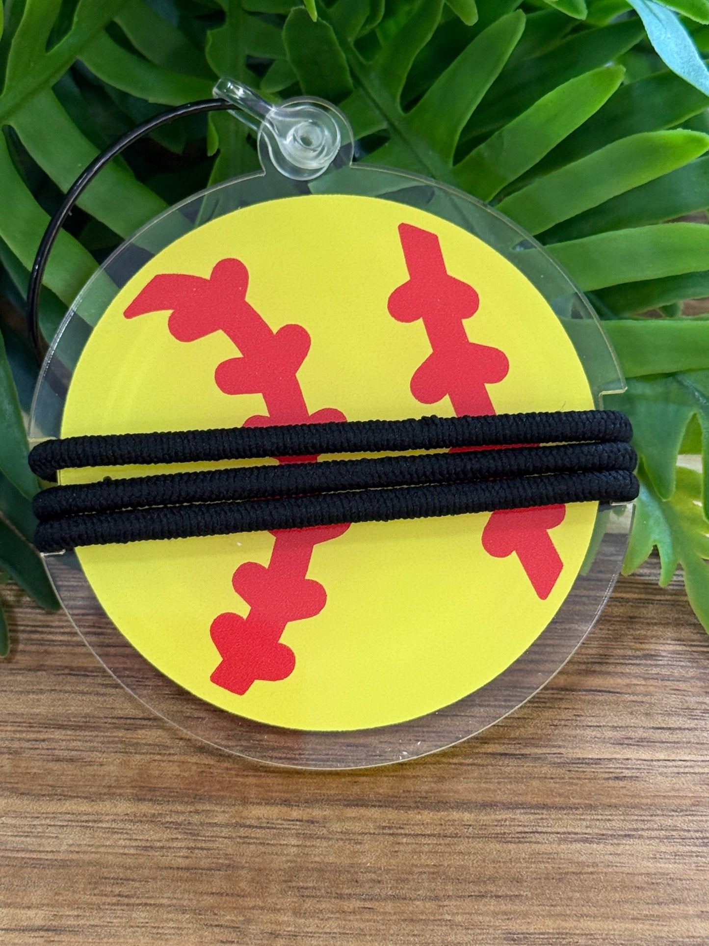 Sports Ponytail Holder Keychains (Volleyball, Softball, Soccer, Basketball)