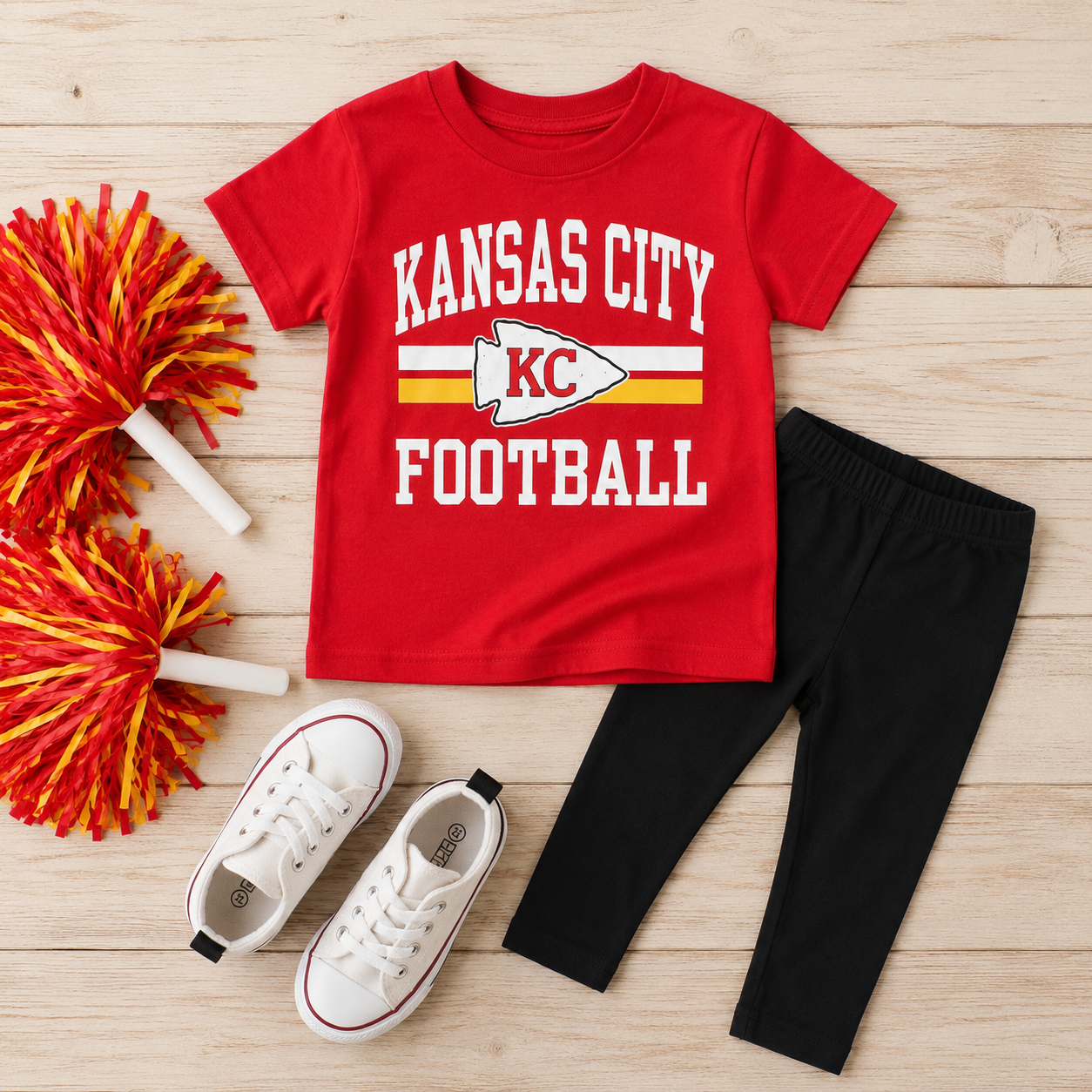 Kansas City Football Arrowhead Youth / Toddler Tee | Kansas City Youth Tee