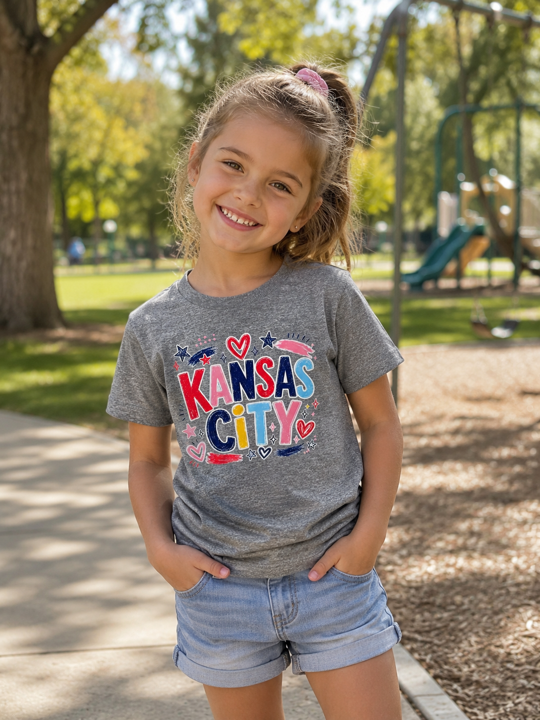 Colorful Kansas City Youth / Toddler Tee