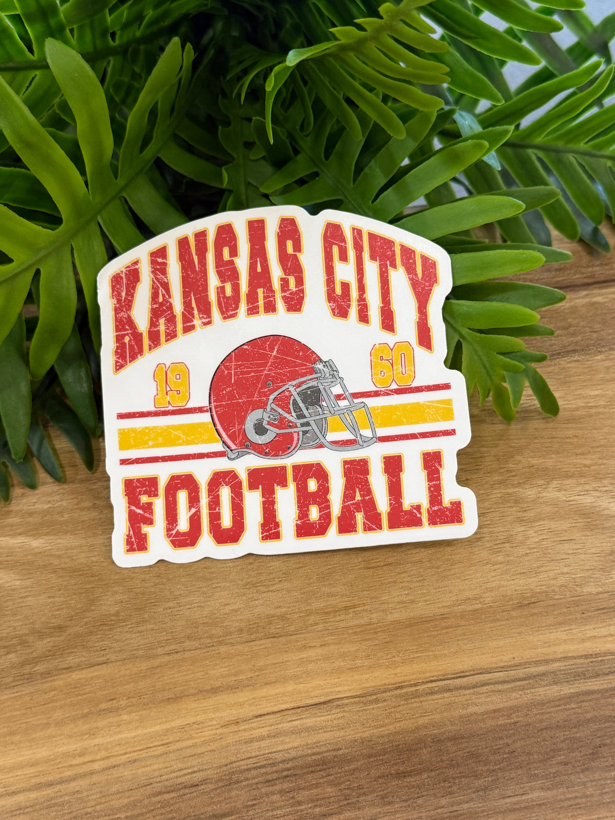 Kansas City Football Sticker
