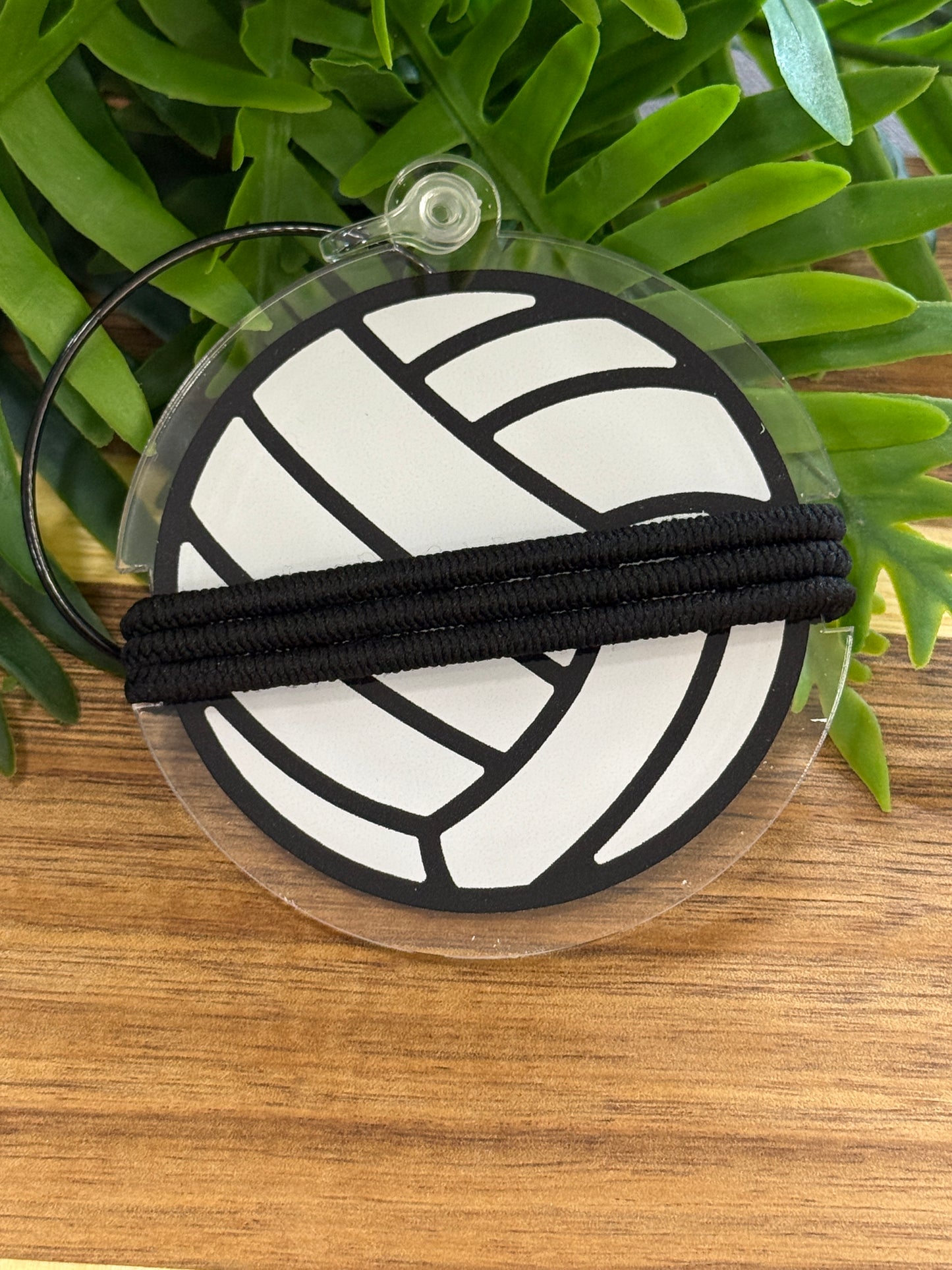 Sports Ponytail Holder Keychains (Volleyball, Softball, Soccer, Basketball)