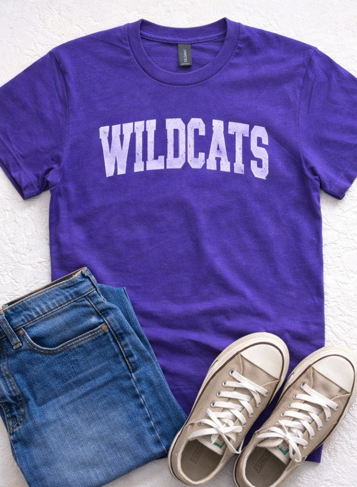 Wildcats Arched Tee