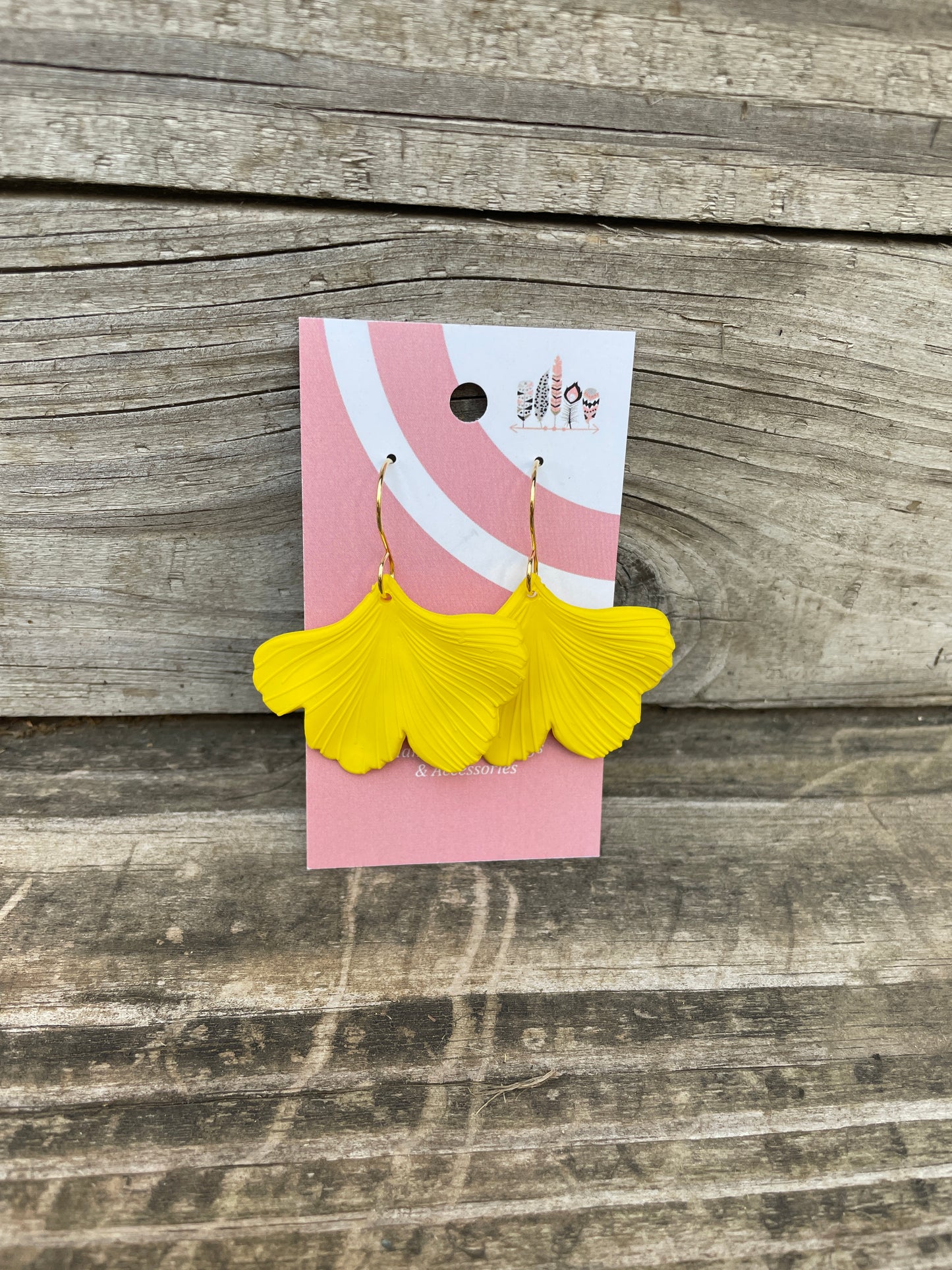 Gingko Leaves Dangle Earrings