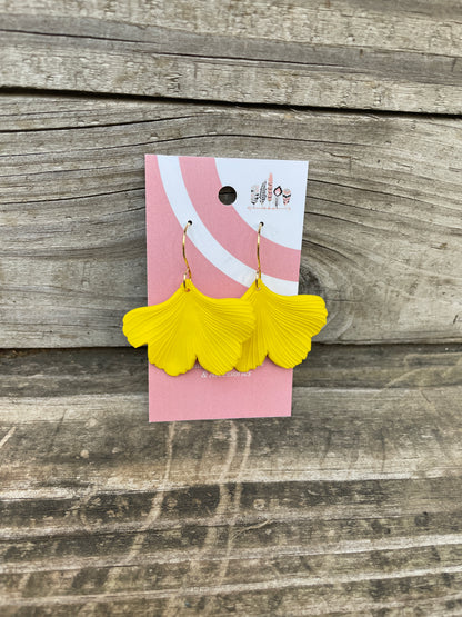 Gingko Leaves Dangle Earrings